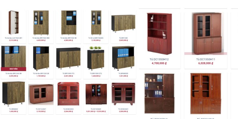 Tủ Hòa Phát có độ bền về chất liệu