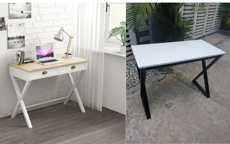 Mẫu bàn chứ X sang trọng đẹp mắt