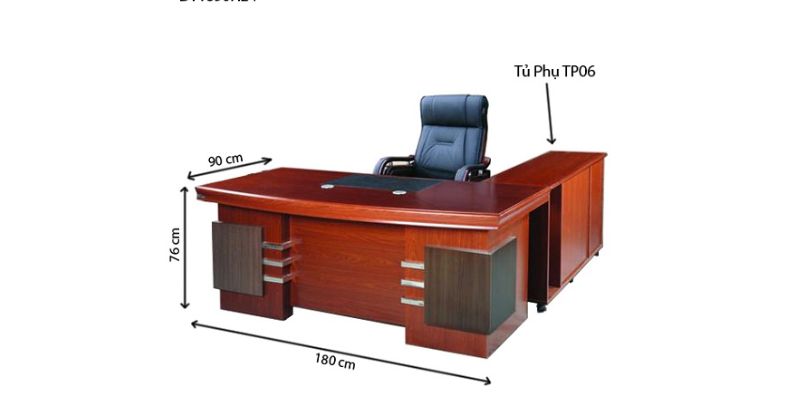 Bàn giám đốc có chiều cao chuẩn là bao nhiêu