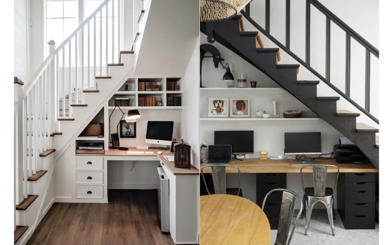 Những hạn chế khi đặt bàn dưới chân cầu thang