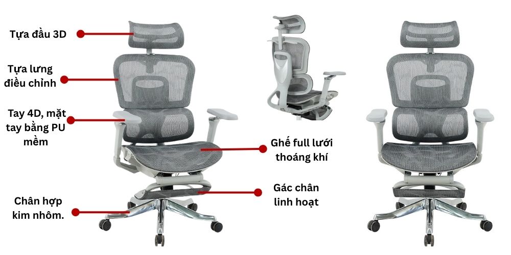 GLE22 được thiết kế chuẩn công thái học tốt cho sức khỏe