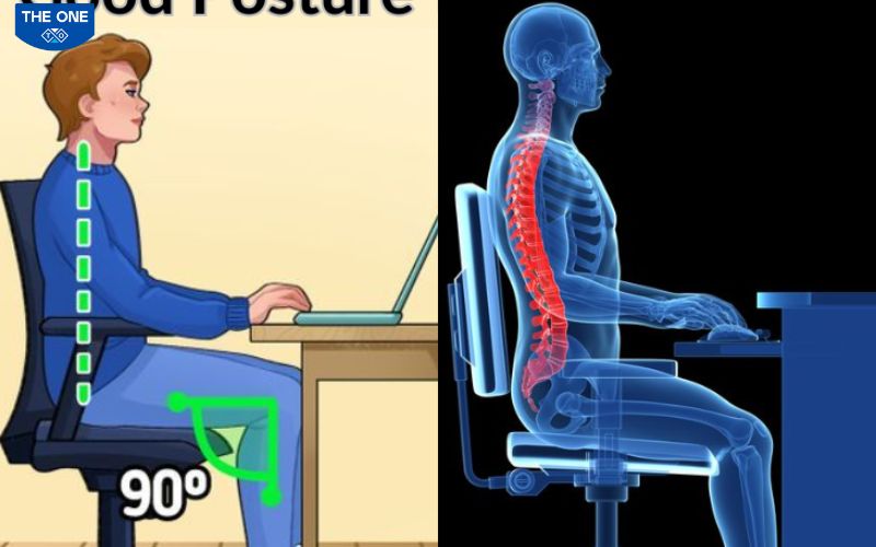 Tư thế đặt chân khi ngồi làm việc phải đúng