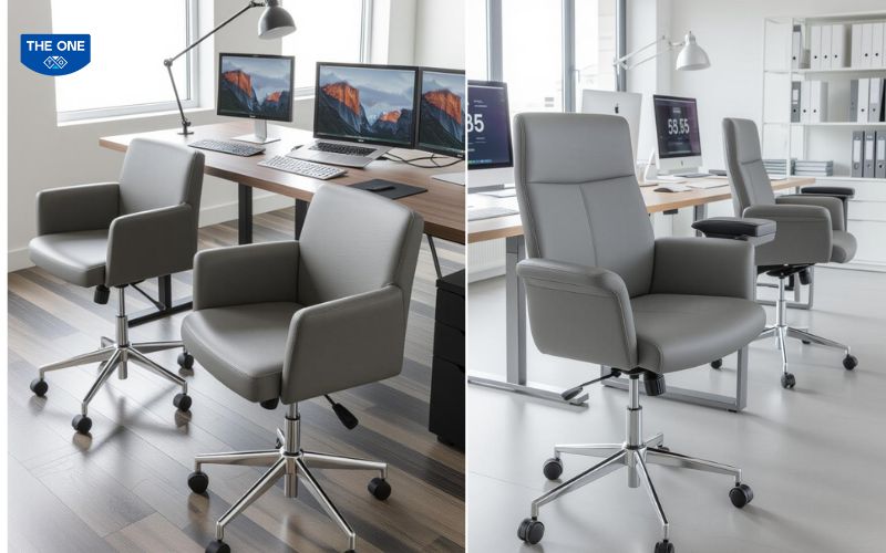 Các mẫu ghế da phù hợp với việc ngồi làm việc