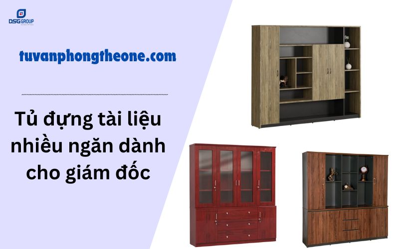 Mẫu tủ nhiều ngăn dành cho giám đốc 