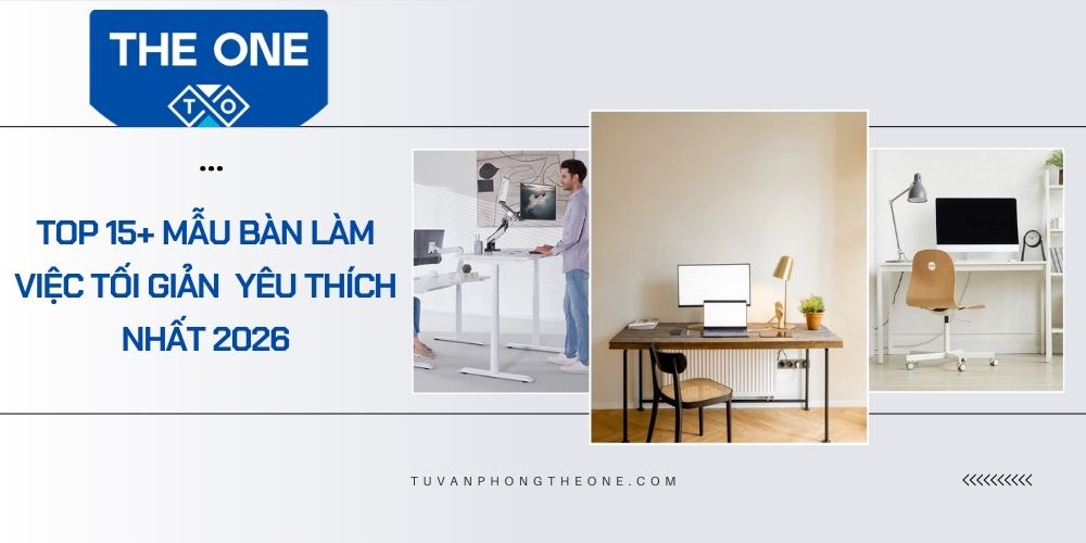 Các mẫu bàn làm việc tối giản