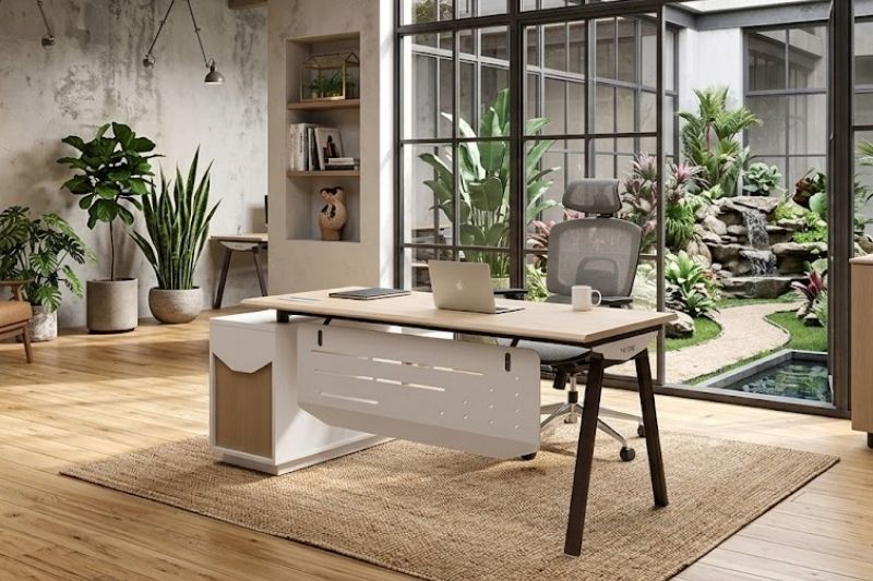 Bàn NTVP1812C17 được thiết kế thanh thoát toàn diện phù hợp với nhiều không gian