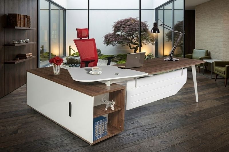 Mẫu bàn hạng sang LUXP240C10 dành cho nhiều văn phòng lãnh đạo