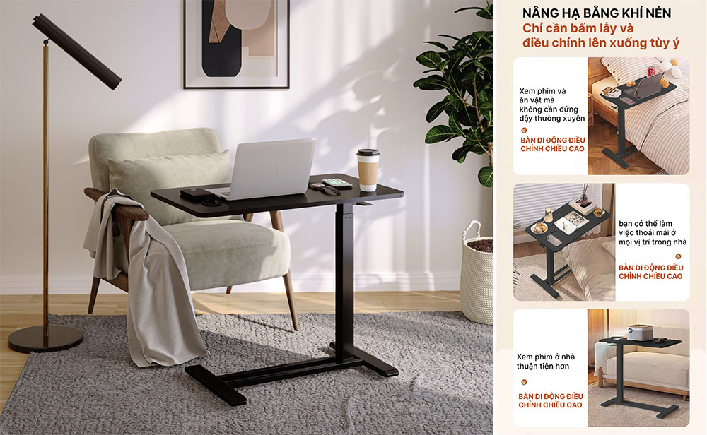 Nhiều tính năng thông minh của bàn BNH103 tối ưu hóa người dùng