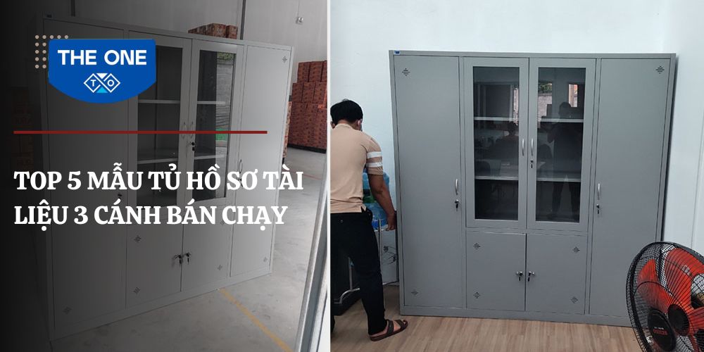 Top các mẫu tủ hồ sơ 3 cánh The One bán chạy